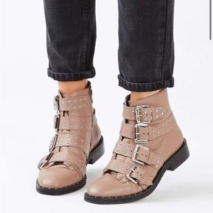 Topshop studded leather boots